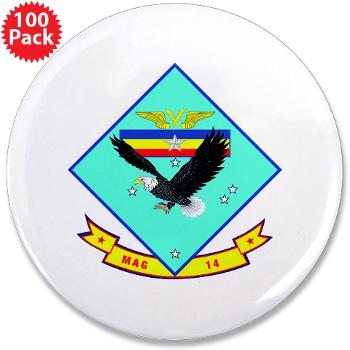 MAG14 - M01 - 01 - Marine Aircraft Group 14 (MAG-14) - 3.5" Button (100 pack) - Click Image to Close